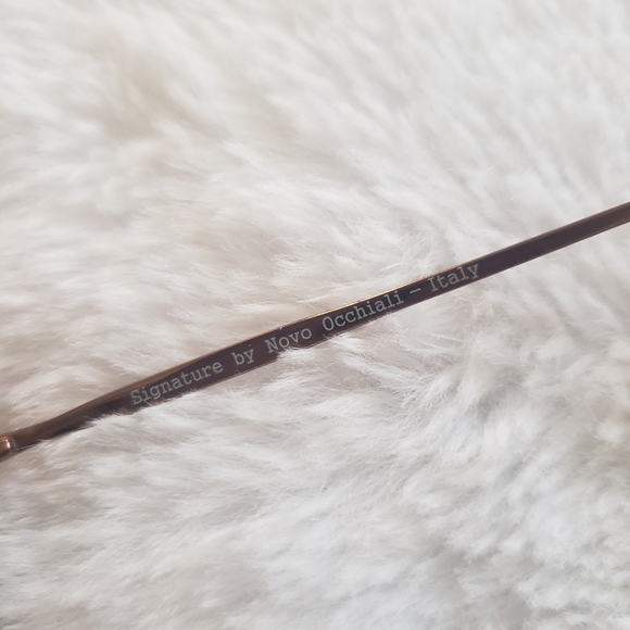 VNTG frames made in Italy. Novo Occhiali petite 48-19 rose gold. - Picture 3 of 4